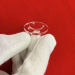 99% Si02 Fused Silica  Plate Custom Quartz Disc with Step and Holes - Image 4