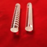 Custom Quartz Glass Solid Cylindrical Rod Light Guide Quartz Glass Grooved Rod in Used in Quartz Boats - Image 5
