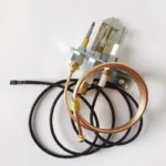 Pilot Burner Assembly Flame Sensor Ceramic Igniter Electrodes for Electronics