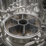 Sic Silicon Carbide Ceramic 6-Blade Stirrer Impeller RBSiC Ceramic Mixing Paddle for High Temperature & Corrosive Slurry