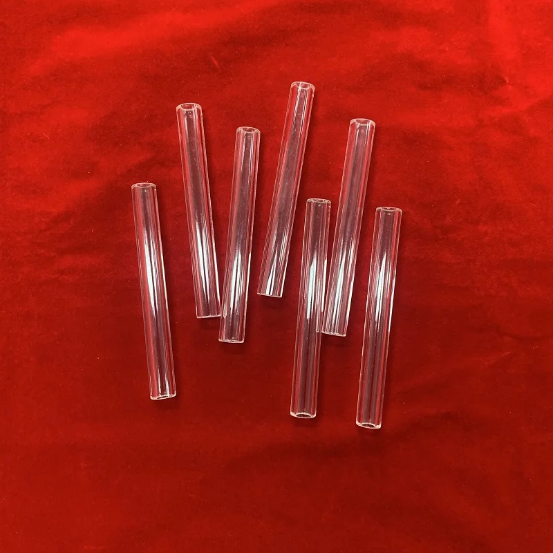 Ha3fee576c0fe4b6d84dd62ab92698984l.webp High UV Transmission Round Bottom Fused clear Quartz Glass Pipe - Image 1