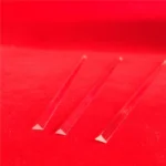 Customized 99.99% High Pure clear Crystal Fused Silica Quartz Glass Triangular Rod - Image 5