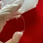 Customized Optical Sapphire Circular Silica Wafers Surface Quality 40/20