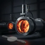 High Temperature Silicon Carbide Butterfly Valve Disc SiC Shaft and Disc for Flue Gas Control