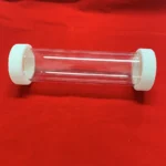 Custom High Heat Transparent Quartz Tube with Threaded Ends - Image 4