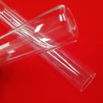 Customized High Quality Silica Quartz Flat Bottom Pipe Glass One Side Closed Furnace Glass Tube - Image 5