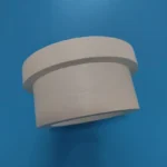 Hexagonal  Boron Nitride Ceramic Sleeves HBN Ceramic Insulator Tubing with Flange - Image 4