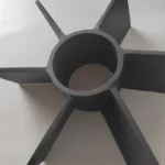 6-Blade Silicon Carbide Ceramic Roller Gear SiC Part Stirring Pump Impeller - Image 4