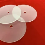 High Purity Quartz Disc Frosted Fused Silica Sheet - Image 2