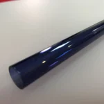 High Purity Dark Blue Colored  Quartz Tube