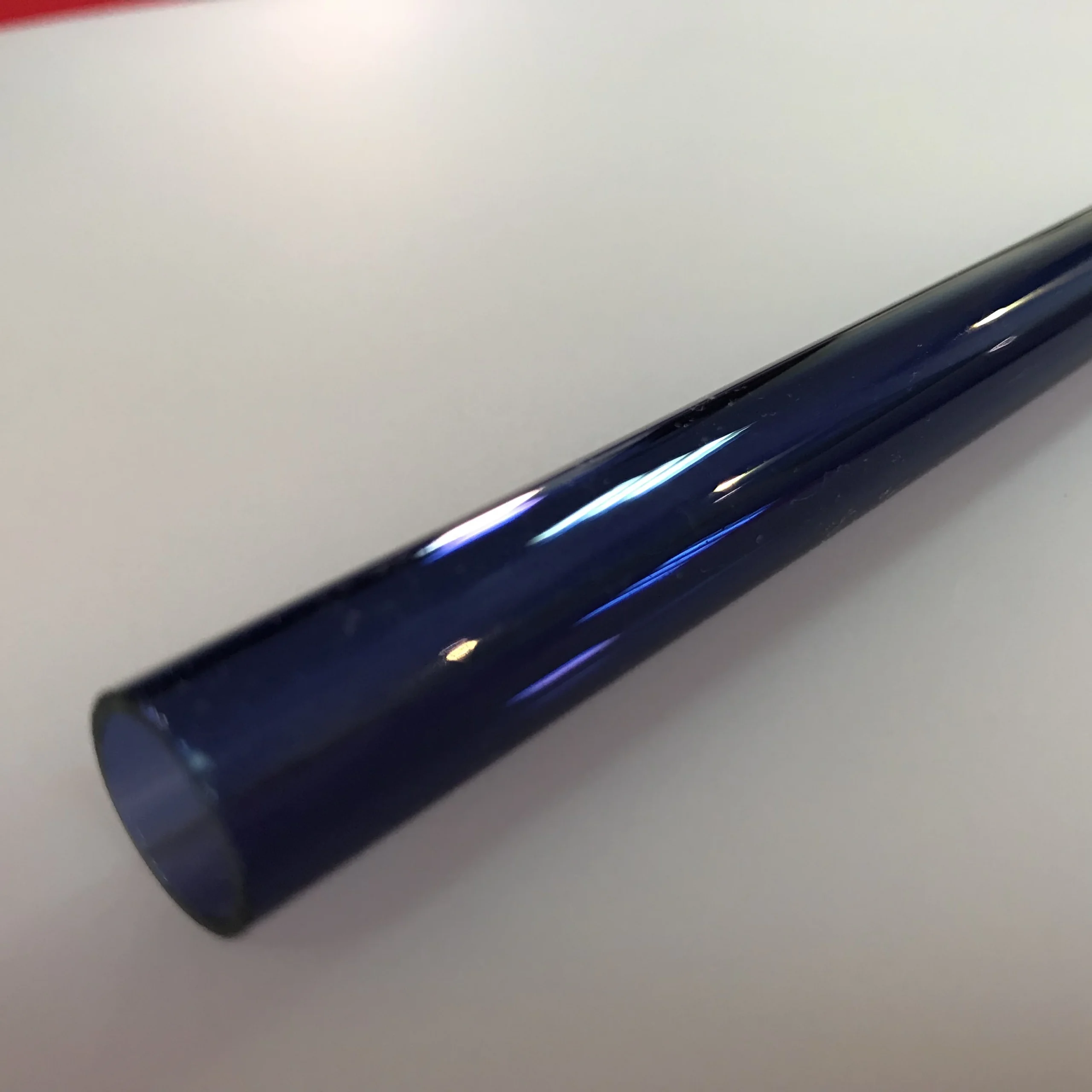 Haca4e52b4f184c69a9fb3ed69b5c34f5r.webp High Purity Dark Blue Colored Quartz Tube - Image 1