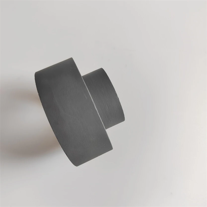 Hadd7f16061a54f99af115f8a2d8d4509I.webp High Temperature Resistant Rsic SSiC Ceramic Sleeve Silicon Carbide Ceramic Nozzle Bush Part - Image 1