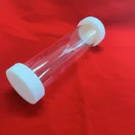 Screw thread clear  silica quartz tube  customize  transparent sealed sampling tube with screw stopper - Image 3
