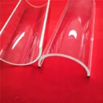 High Purity Customized Half Cylinder Glas Rohr Quartz Round Clear Quartz Glass Half Tube - Image 4