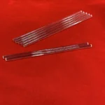 High Purity Transparent Quartz Solid Crystal Optical Quartz Semicircle Rod - Image 2