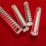 Custom Quartz Glass Solid Cylindrical Rod Light Guide Quartz Glass Grooved Rod in Used in Quartz Boats - Image 2
