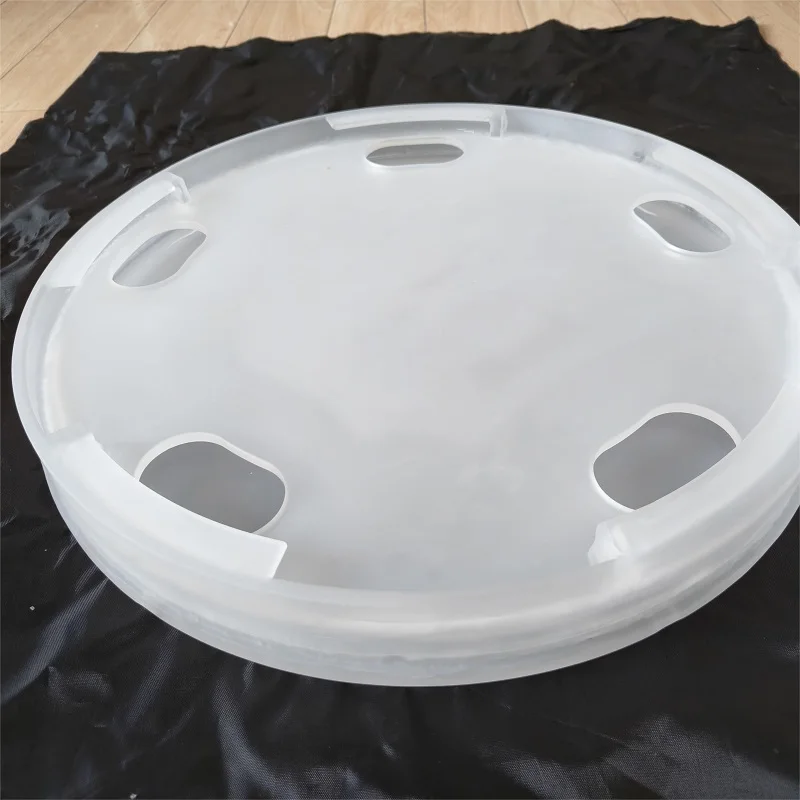 Hb01287e069344065b9eea3d34707c963e.webp Photovoltaic Industry Special Consumables Custom Transparent Five-hole 500ml Quartz Furnace Door - Image 1
