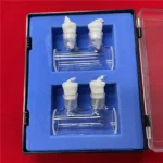 UV Cylindrical Transparent Quartz Glass Cuvette With PTFE Stopper - Image 4