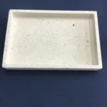 High Temperature Refractory 99% Corundum Mullite Ceramic Burning Sagger Tray for Furnace - Image 2