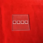 High Purity Clear Quartz Glass Disc with Precision Drilling