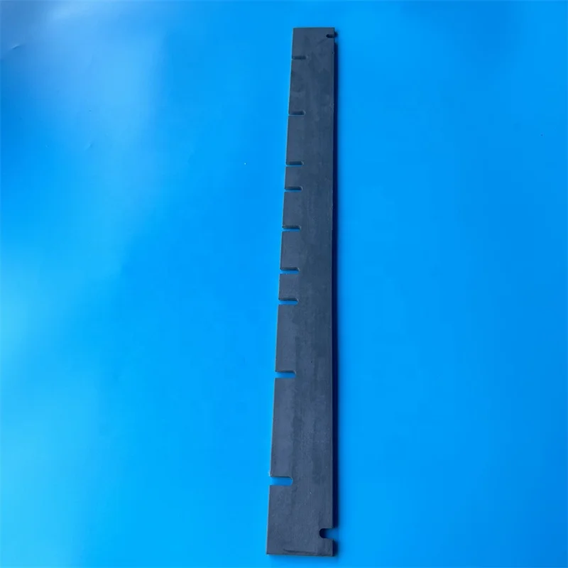 Hb448c99d086e49939f619a41221baf63e.webp Insulator Silicon Carbide Irregular Sheet Reaction Sintered Black SiC Ceramic Plate - Image 1