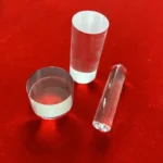 Customized 99.99% High Pure clear Fused Silica Quartz Glass Rod Shaft