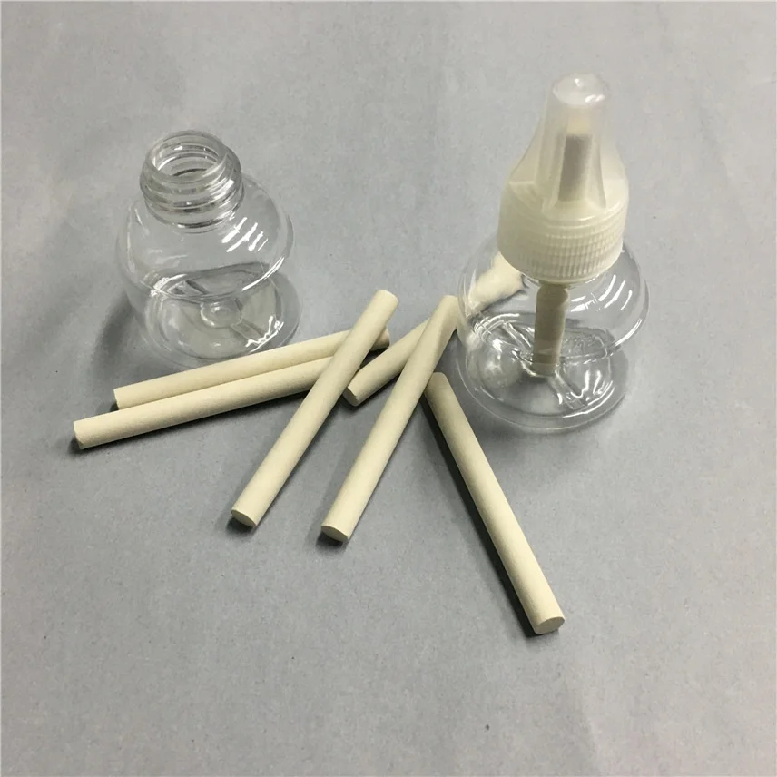 Hb59bab31d9d148c399dbce69643f2c9cR.webp 7*73mm Ceramic Wooden Liquid Mosquito Wick Bottle 45ML - Image 1