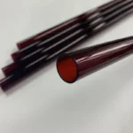 High Purity Ruby Quartz Glass Tube Heating Dark Red Fused Silica Quartz Pipe - Image 4