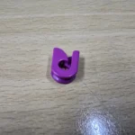 Pink 95% Al2O3 Eyelet Textile Alumina Oxide Ceramic Parts Structure Ceramic Corrosion Resistant Cutting