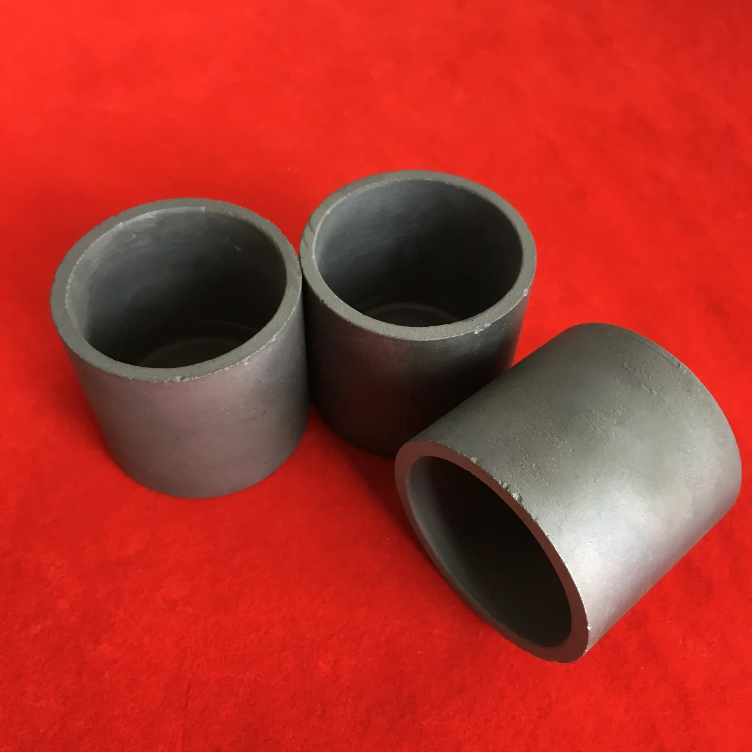 Hb6f2a1a5d2d84e6daee25a7a8f1e9aa3P.webp High Working Temperature Resistant Silicon Carbide Ceramic Crucible SIC Adaptor - Image 1