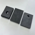Customized Silicon Carbide Board With Hole Black SiC Ceramic Plate