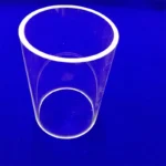 99.9% Pure Quartz Crystal Fused Quartz Tubing Outside Diameter  200mm Quartz Glass Pipe clear Silica Glass Tubes