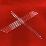 High Purity Transparent Quartz Solid Crystal Optical Quartz Semicircle Rod - Image 5