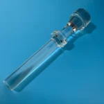 High Temperature Resistant Silica Glass Quartz Rod with Flanges - Image 5