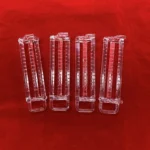 Laboratory Instruments Silica Glass Wafer Carrier 2inch clear Quartz Glass Boat  for Processing Photovoltaic Semiconductors - Image 4