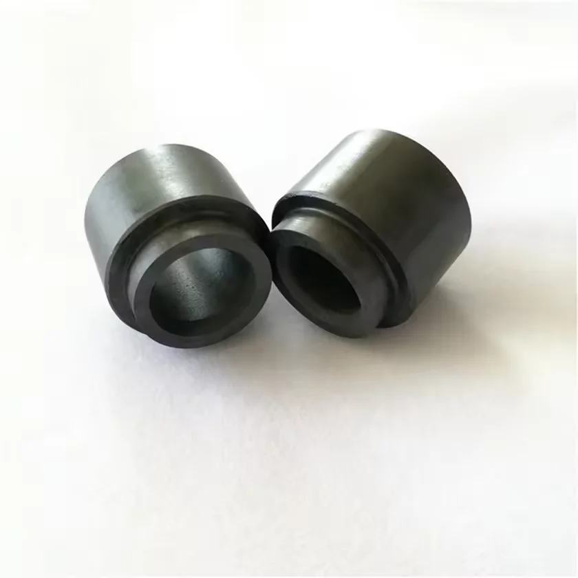 Hbc404e32ebe84ad69d30656cde2e8b20q.webp Customized Heat Shock Resistance Boron Carbide Sleeves B4C Ceramic Sand Blasting Nozzles Tubes - Image 1