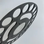 Reaction Sintered Silicon Carbide Irregular Plate Black Insulator SiC Ceramic Disc