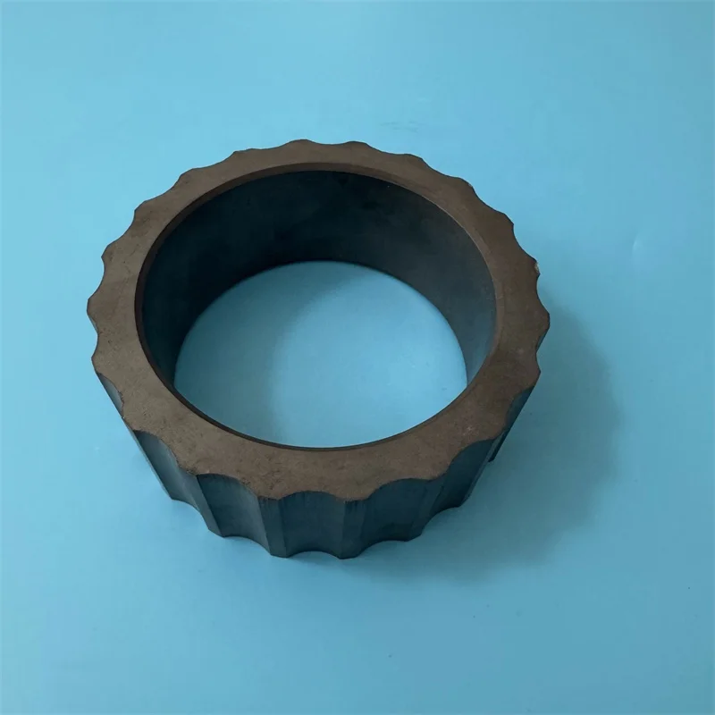 Hbd856890fab845bcbc0a588a6e57cb3fs.webp Customized Silicon Carbide Irregular Ring Surface Polishing SiC Ceramic Loop - Image 1