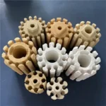 Custom C410 C520 Cordierite Ceramic Heating Core Bobbin With Holes