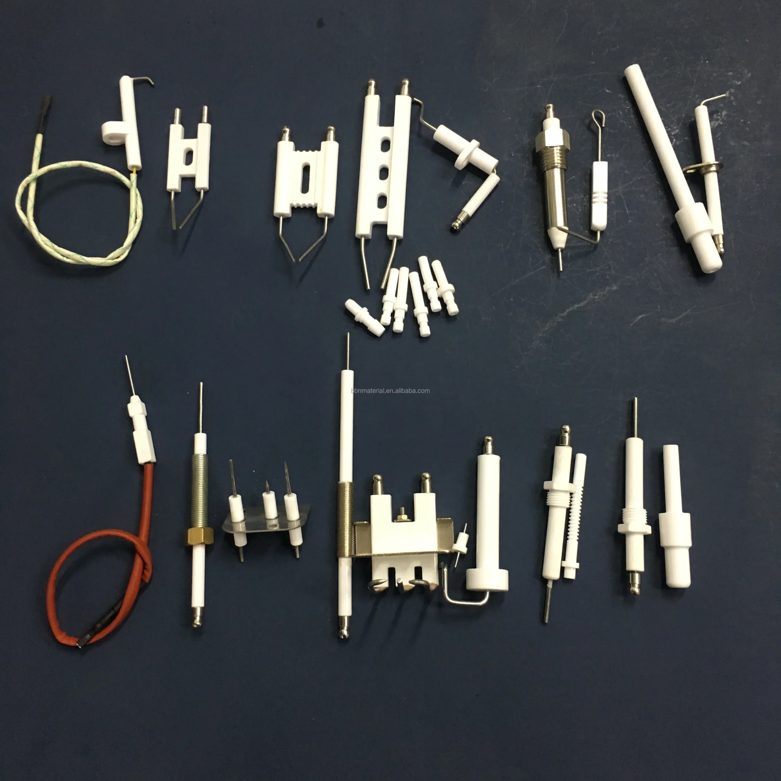 Hbe4eb9badb274de1a6a590bf474f4f53H.webp Professional Gas Oven Spark Plug Ceramic Electrode Ignition Stove Spare Parts - Image 1