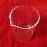 High purity clear quartz glass beaker without graduation - Image 2