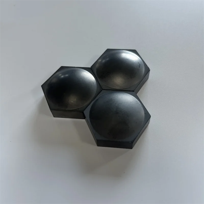 Hc00992876b9845928f9aedeffc477896a.webp Hexagonal SiC Silicon Carbide Ceramic Shock Resistance Plate/sheet Hexagonal Tiles - Image 1