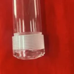 Both Ends Open clear Transparent 99.99% Quartz Glass Threaded Tube Silica Quartz Polished Pipe Tubing with Lid Cap