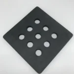 Customized Recrystallized SiC Ceramic Plate R-SIC Ceramic Board with 9 Holes - Image 5