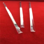 Customized 99.99% High Pure clear Crystal Fused Silica Quartz Glass Triangular Rod - Image 4
