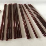 Both ends open red quartz glass tube customize red quartz tubing