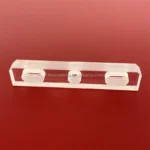 Customized 99.99% High Pure clear Crystal Fused Silica  Quartz Glass Plate Part with Holes - Image 6