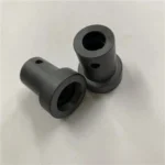Wear Resistance  Silicon Carbide Sleeve Flanged with Lubrication Hole SiC Ceramic Bearing Bushing for Mechanical Seal Pump