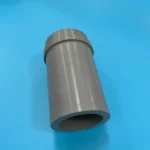 Mirror Polishing Silicon Nitride Tube Insulator Black Si3N4 Ceramic Flange Pipe