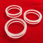 High Purity Transparent Fused Silica Flange clear Round Shape Quartz Glass Ring - Image 2